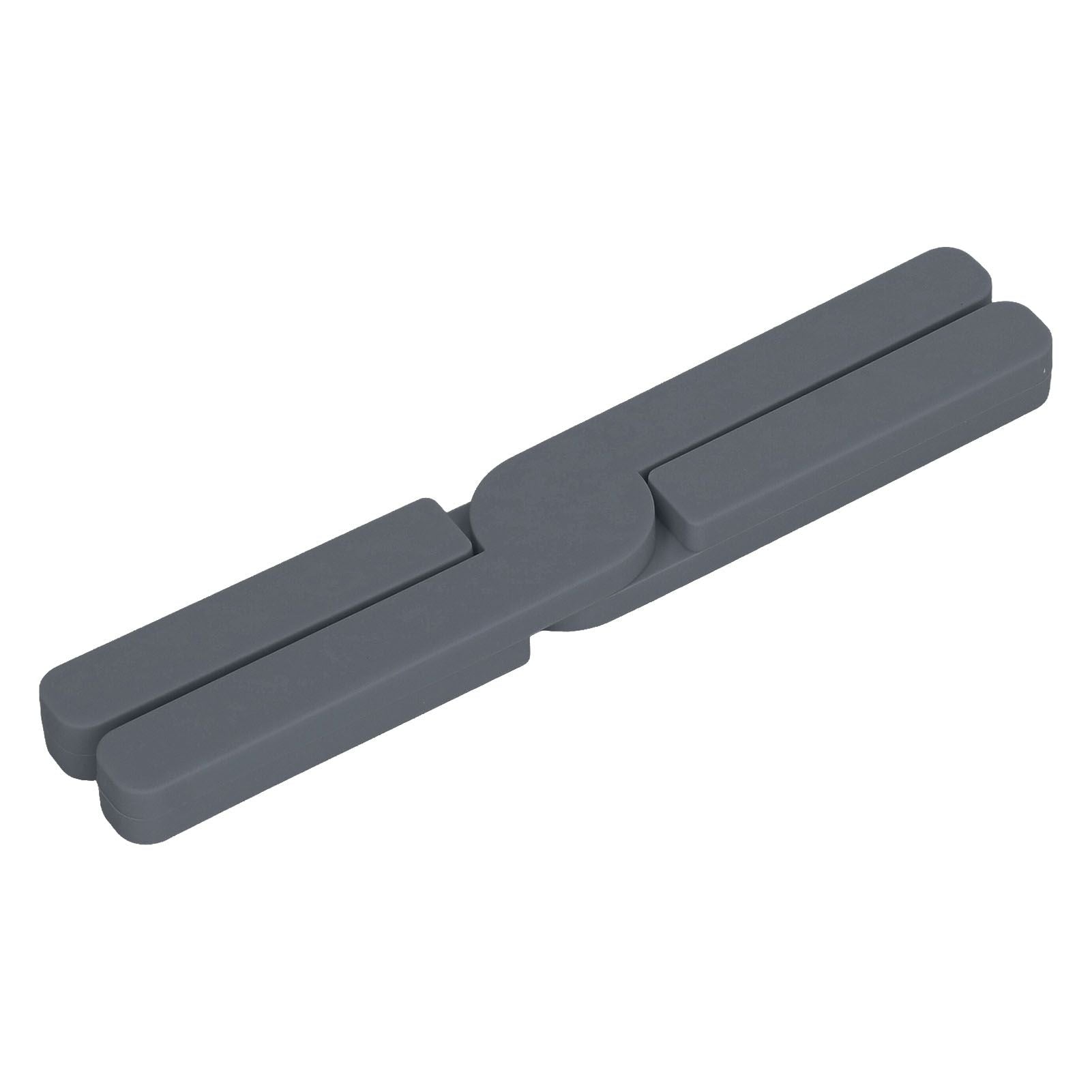 Silicone Trivet Thickened Foldable Heat Resistant Anti Slip Space Saving Collapsible Trivet for Home Kitchen Cooking Dark Gray