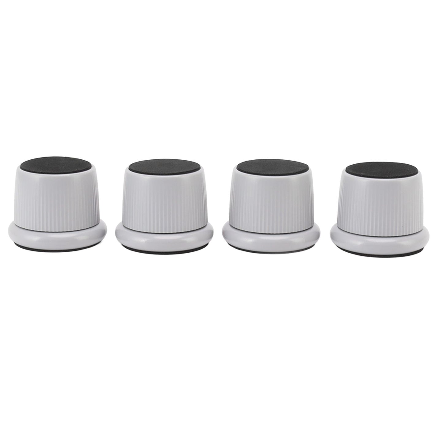 4Pcs Height Adjustable Furniture Riser Wear Resistant Non Slip Furniture Pads for Coffee Machine Sofa Grey