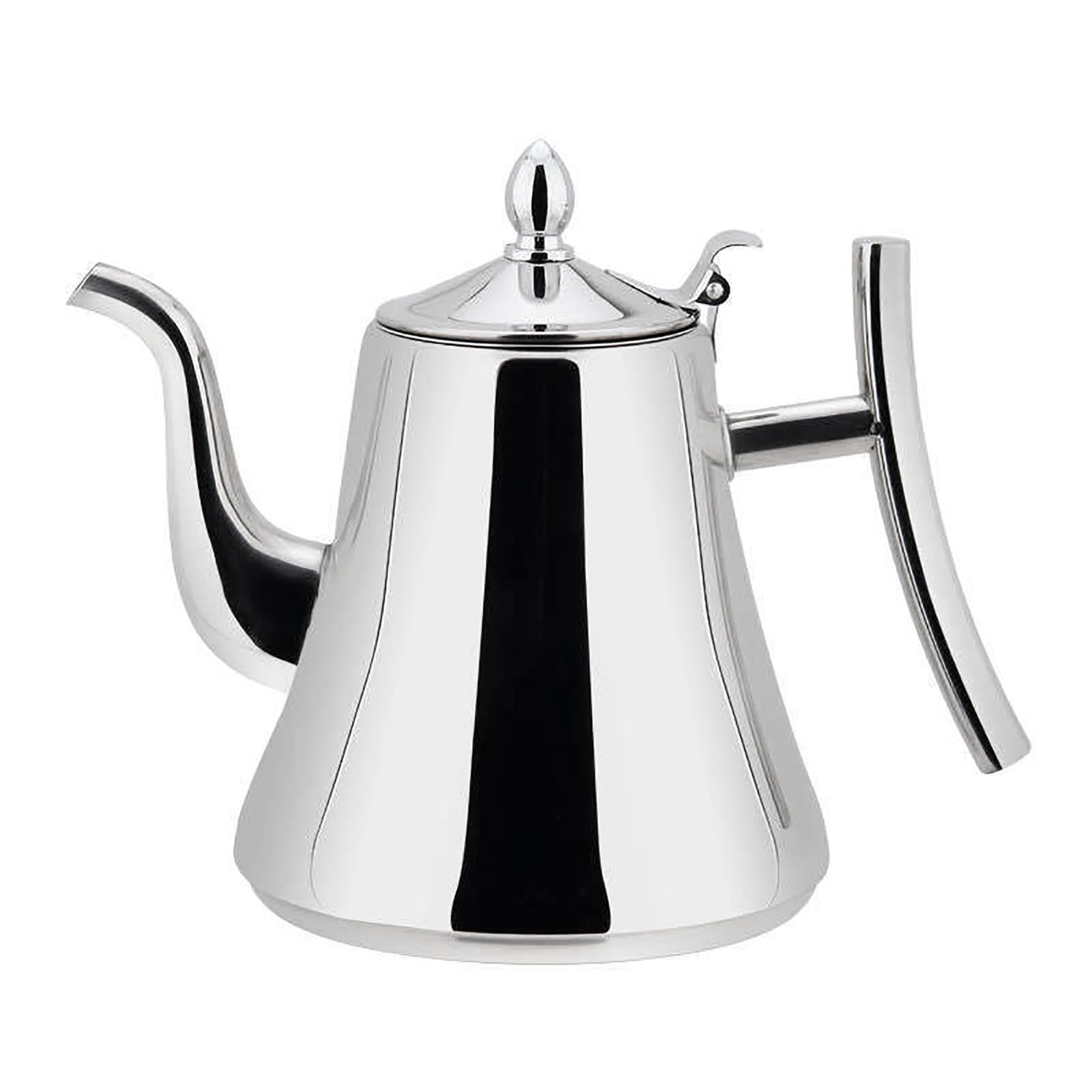 1.2L Stainless Steel Teapot with Filter Screen Thickened Coffee Pot Hotel Restaurant Cold Kettle