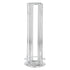 Coffee Capsule Stand 360° Rotation Anti Slip Thick Base Wrought Iron Capsule Pod Holder for Vertuoline 20pods Silver