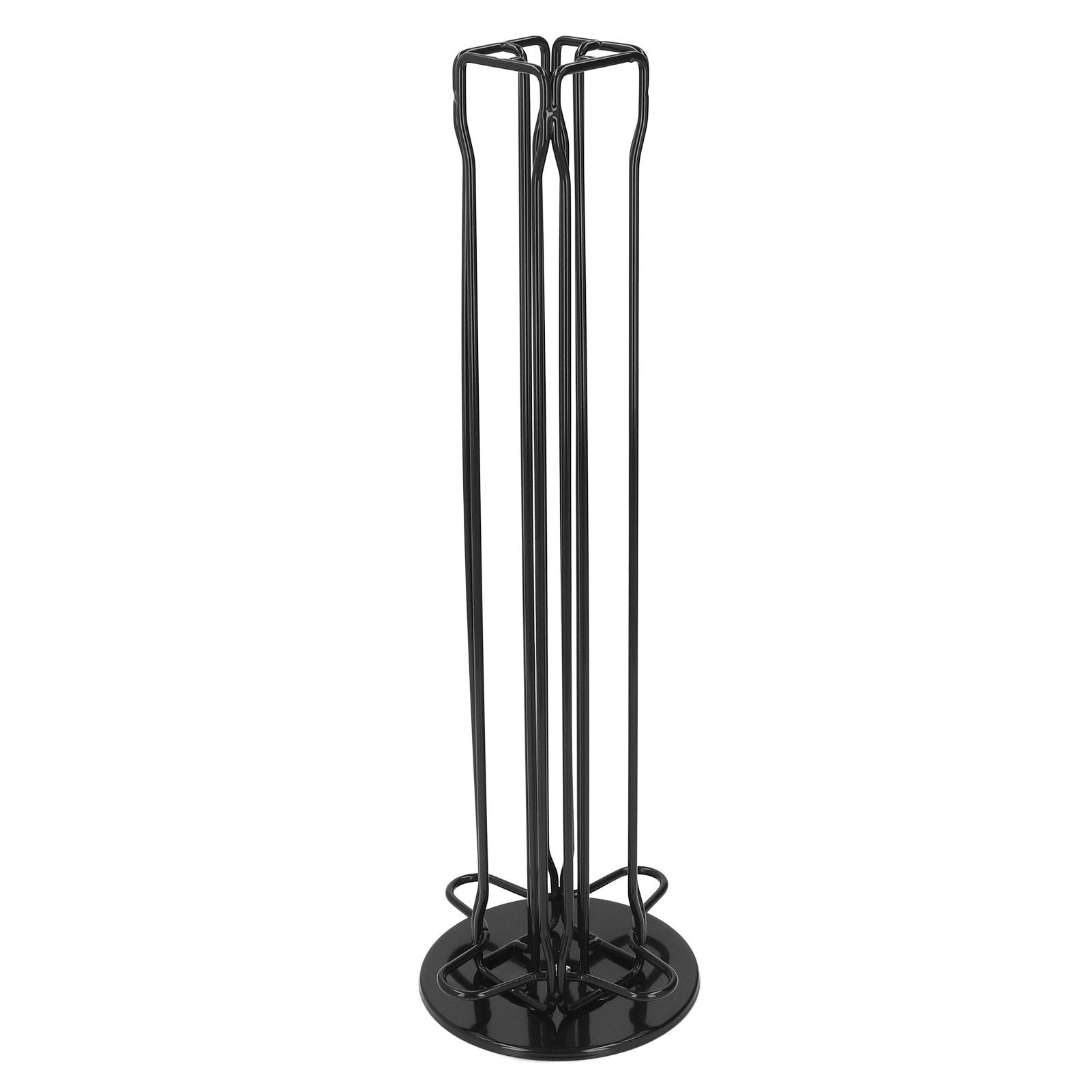 40 Capsule Coffee Pod Holder 360 Degree Rotating Carousel Storage Organizer Dispenser for Nespresso Capsule Black
