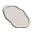 Jewelry Plate Ceramic Glossy Appearance Simple Modern Stylish Storage Tray for Home Gift White Oval