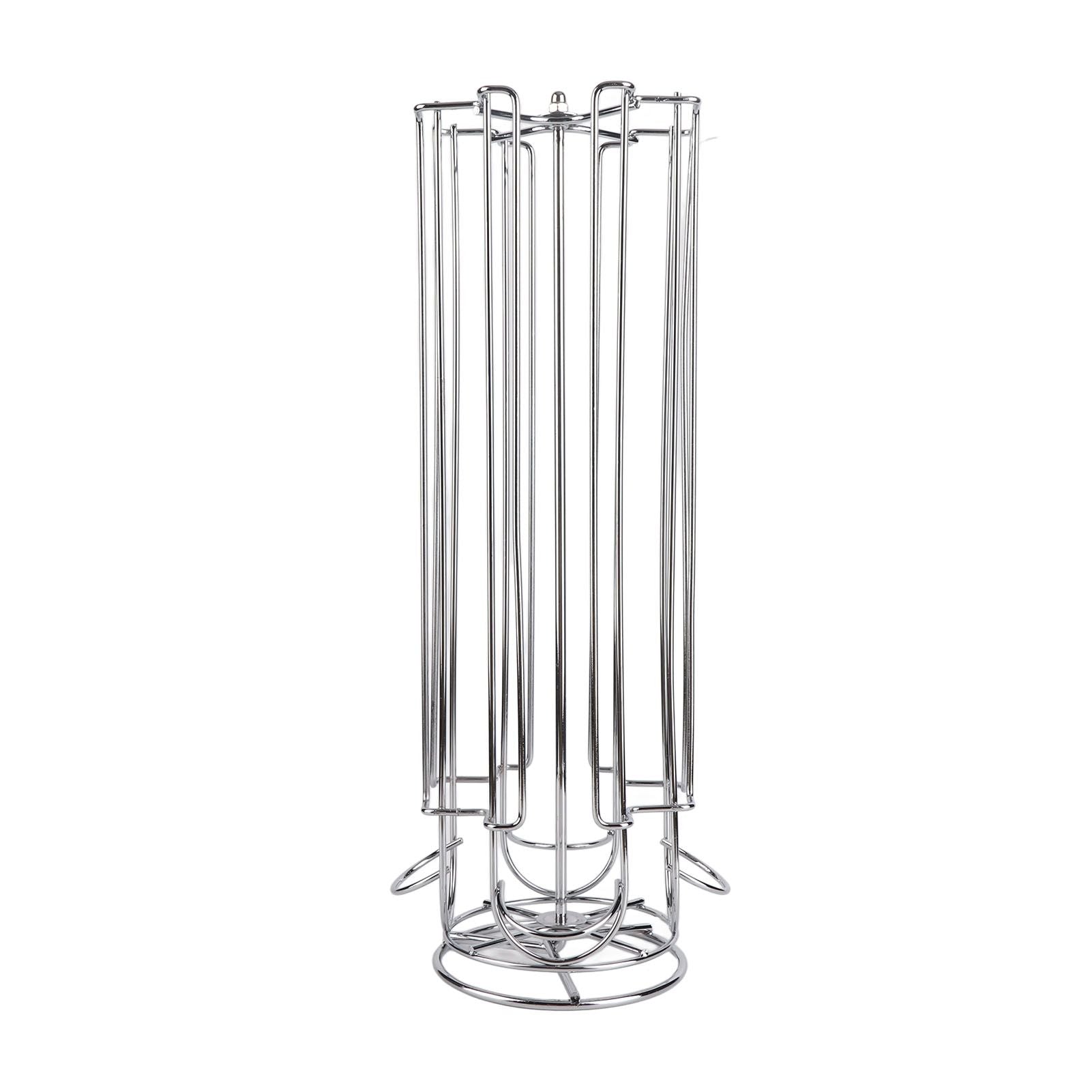 Coffee Pod Holder Tower Stand Rack Revolving Rotating 28 Capsules Coffee Capsule Organizer for Dolce Gusto