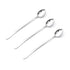 Long Handle Spoons Stainless Steel Elegant Multi Functional Stirring Spoons for Coffee Tea Dessert 3pcs Pointed Head