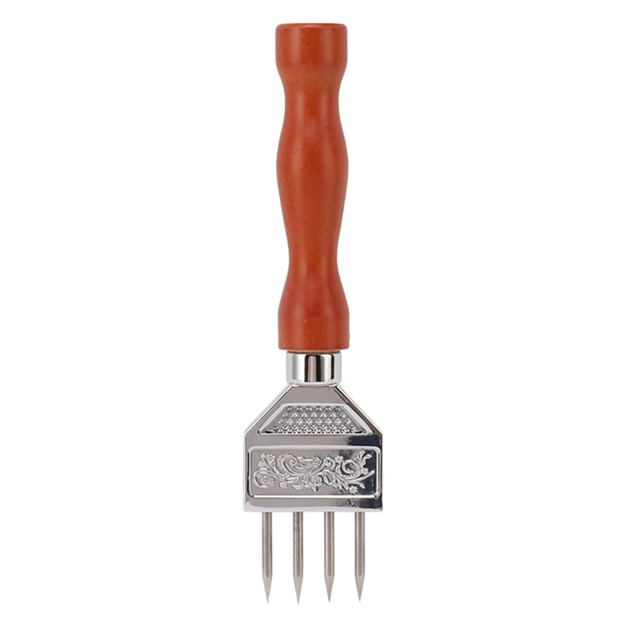 Ice Chipper 304 Stainless Steel Ice Crusher with Wooden Handle for Breaking Ice Kitchen Tool Type B