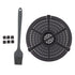 16cm Fryer Replacement Grill Pan Stainless Steel Fryer Grill Pan with Oil Brush for Kitchen