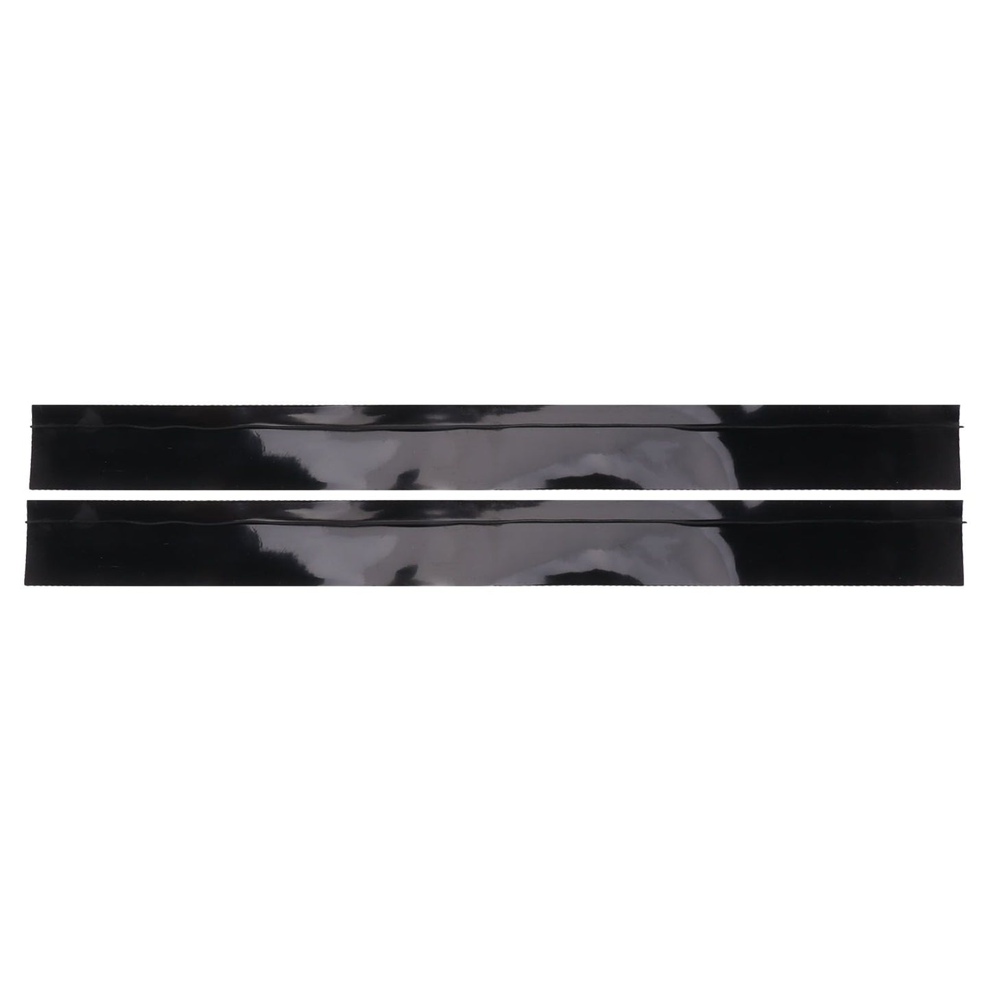 2pcs Kitchen Wide Gap Filler Strip Anti Oil Sealing Strip T Shaped Silicone Stove Gap Covers for Kitchen Stovetop Cooktop Black 63.5cm / 25in