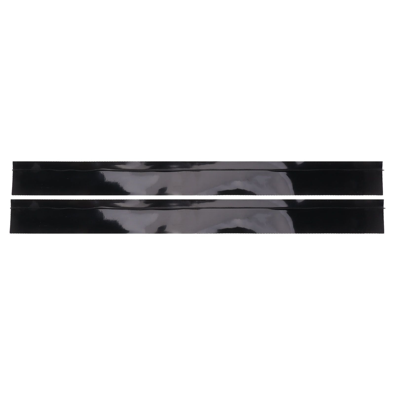 2pcs Kitchen Wide Gap Filler Strip Anti Oil Sealing Strip T Shaped Silicone Stove Gap Covers for Kitchen Stovetop Cooktop Black 63.5cm / 25in