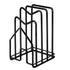 Chopping Board Storage Rack Multifunctional Pot Pan Lid Stand Holder Iron Good Ventilation Kitchen Countertop Organizer Black Standard