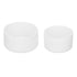 2Pcs Silicone Bumper Boot Protective Water Bottle Bottom Sleeve Cover for Space Thermal Cup White