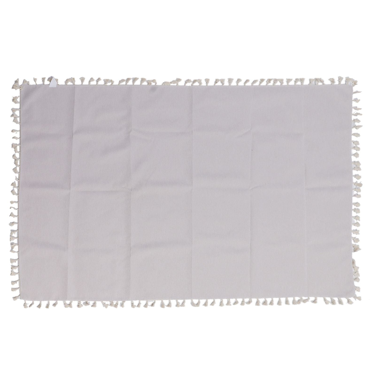 Cotton Linen Tablecloths Waterproof Oilproof Washable Wrinkle Free Tassels Rectangle Dining Table Cloth for Dining Room