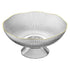 Plastic Footed Fruit Plate with Draining Hole Detachable Base Household Living Room Coffee Table Fruit Candy Snack Display Plate Transparent
