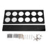 Wall Mounted Coffee Pod Holder Space Saving Under Counter Cabinet Coffee Pod Holder Black