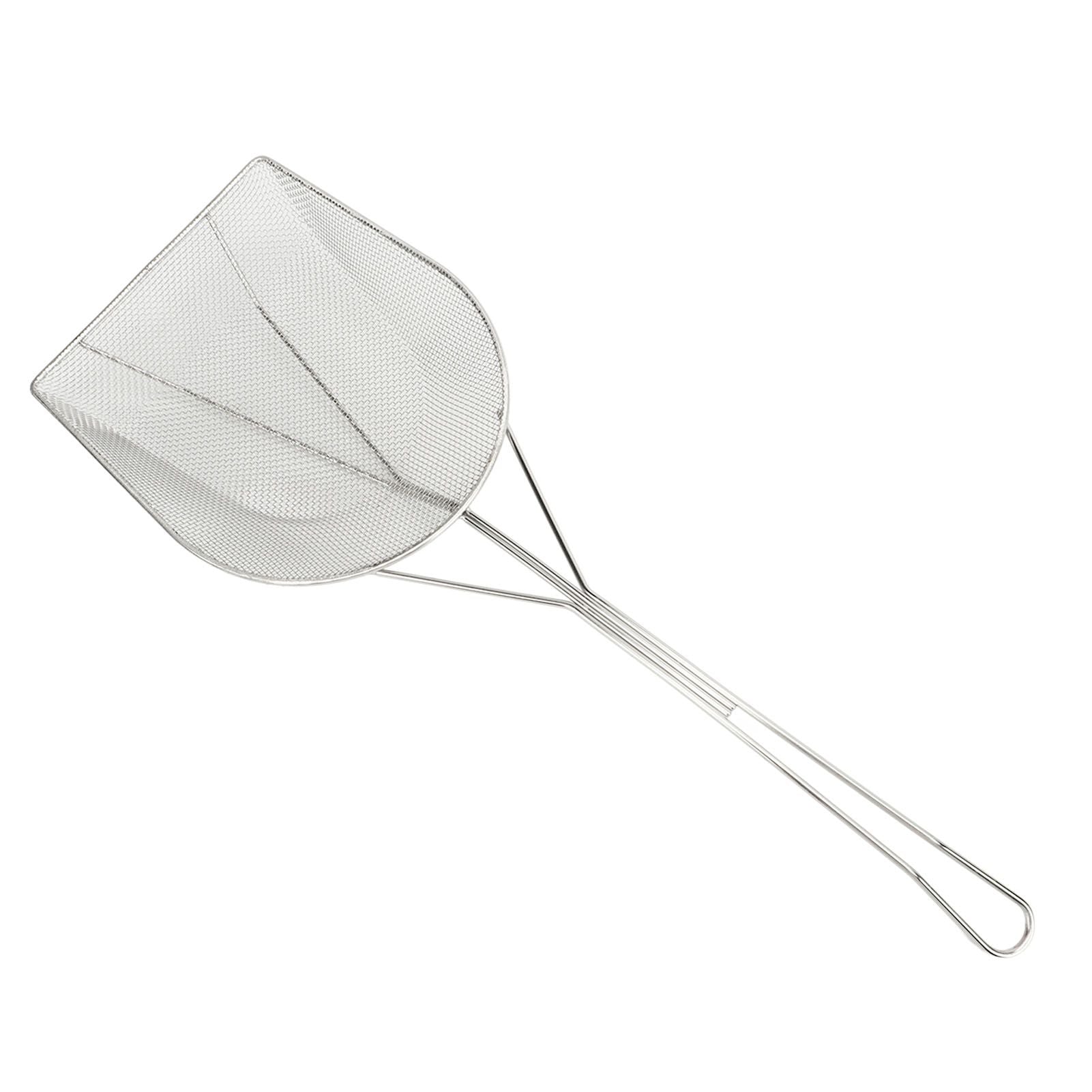 Kitchen Utensils Strainer Spoon Stainless Steel Strainer Spoon Durable Drain Strainer Skimmer Slotted Spoon for Home Restaurant Large