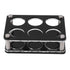 Wine Bottle Display Holder Acrylic Impact Resistant Decorative Wine Bottle Rack for Home Bar 2X3 6 Head Combination Cup Holder