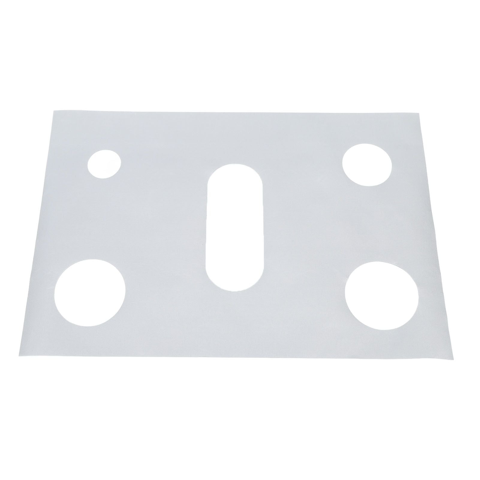 Stove Top Cover Protector PTFE Reusable Washable Heat Resistant Gas Stove Liner Guard for Gas Range Silver