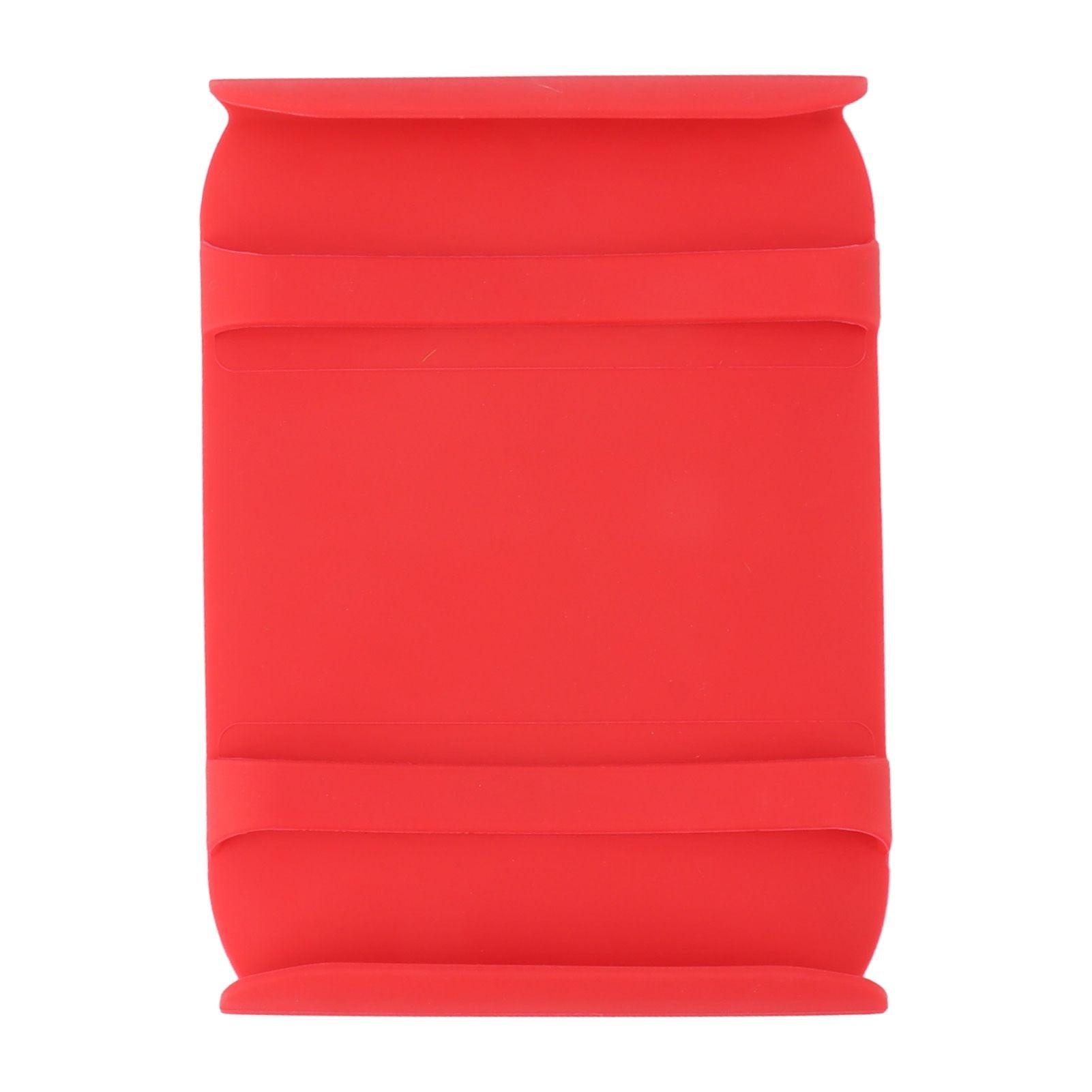 Kitchen Silicone Mat Heat Resistant Silicone Mat with Handle Anti Scalding Anti Slip Kitchen Tool Glove Substitution Red