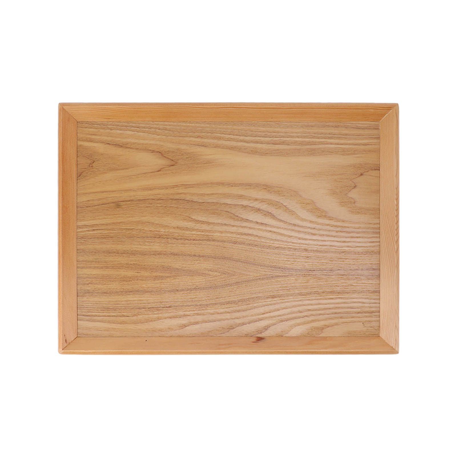 Rectangle Wood Tray Multifunctional Serving Tray for Fruit Food Pizza Gathering Outdoor 36.5 X 27cm