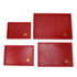 4Pcs Serving Tray Chinese Style Red Wedding Tea Coffee Snack Plate Wooden Fruit Candy Salver Square