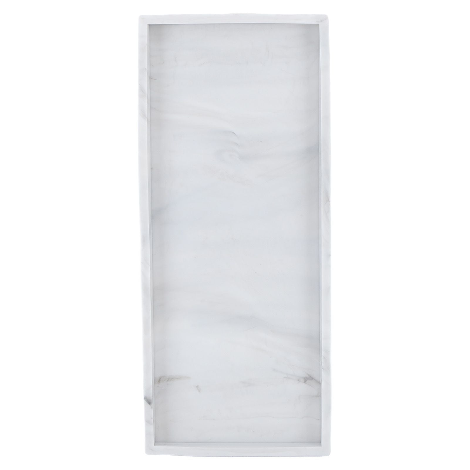 Silicone Storage Tray Silica Gel Kitchen Sorting Plate Tray Cosmetics Organizer Tray for Bathroom Dressing Table Marble Color Large Size