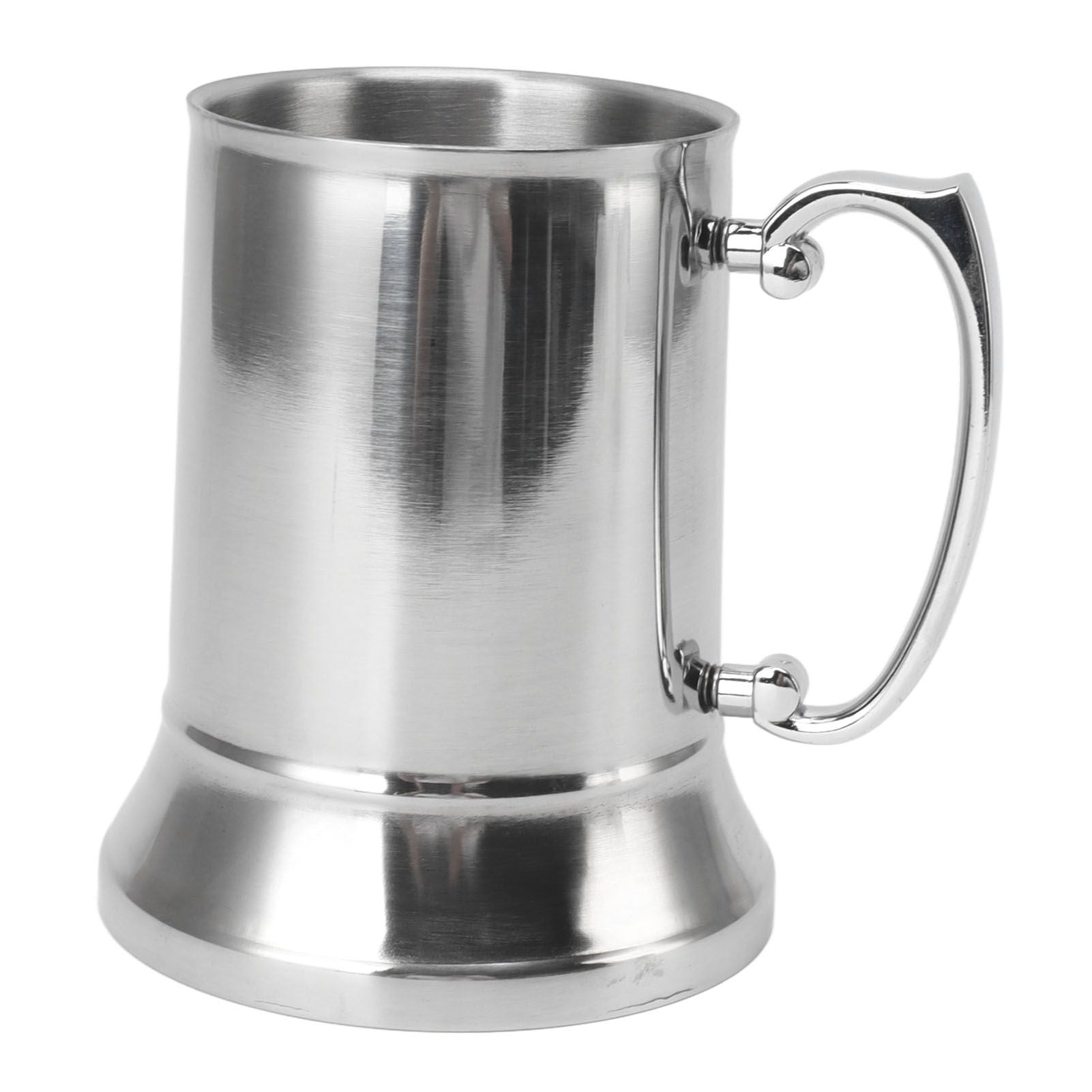 Stainless Steel Beer Mug Anti Slip High Temperature Resistant Modern Beer Cup Coffee Mug 500ml