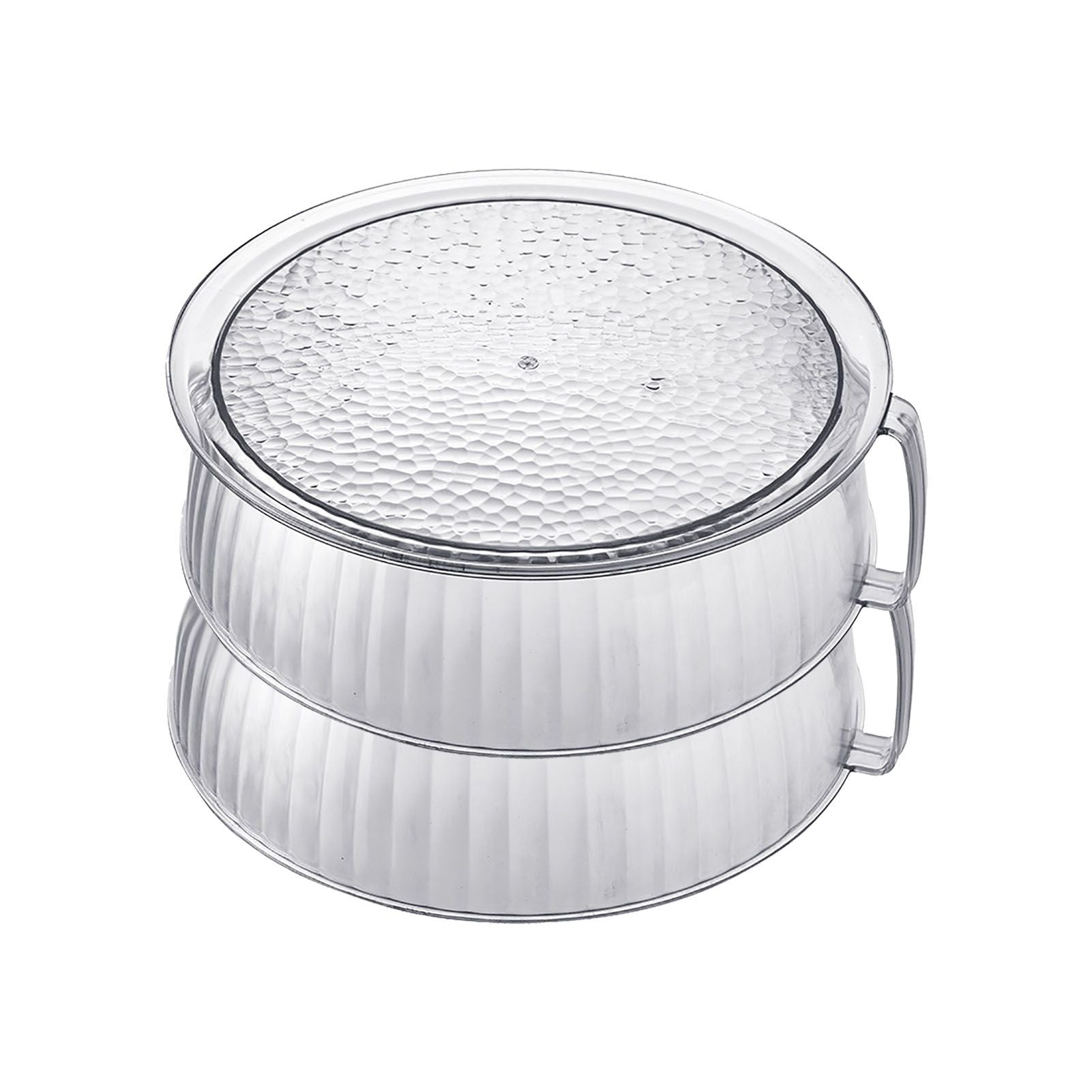 Multilayer Food Cover Multifunctional Transparent Food Cover Fresh Keeping Insulated Dish Cover for Kitchen Dining Table 2 Layers