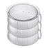 Multilayer Food Cover Multifunctional Transparent Food Cover Fresh Keeping Insulated Dish Cover for Kitchen Dining Table 3 Layers