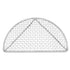 Cooling Racks for Baking Stainless Steel Wire Cooking Rack High Temperature Resistant Oven Safe for Cooking Roasting Grilling Small Semicircle 16CM