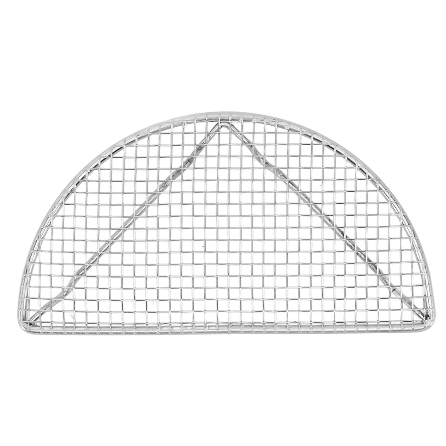 Cooling Racks for Baking Stainless Steel Wire Cooking Rack High Temperature Resistant Oven Safe for Cooking Roasting Grilling Medium Semicircle 18CM