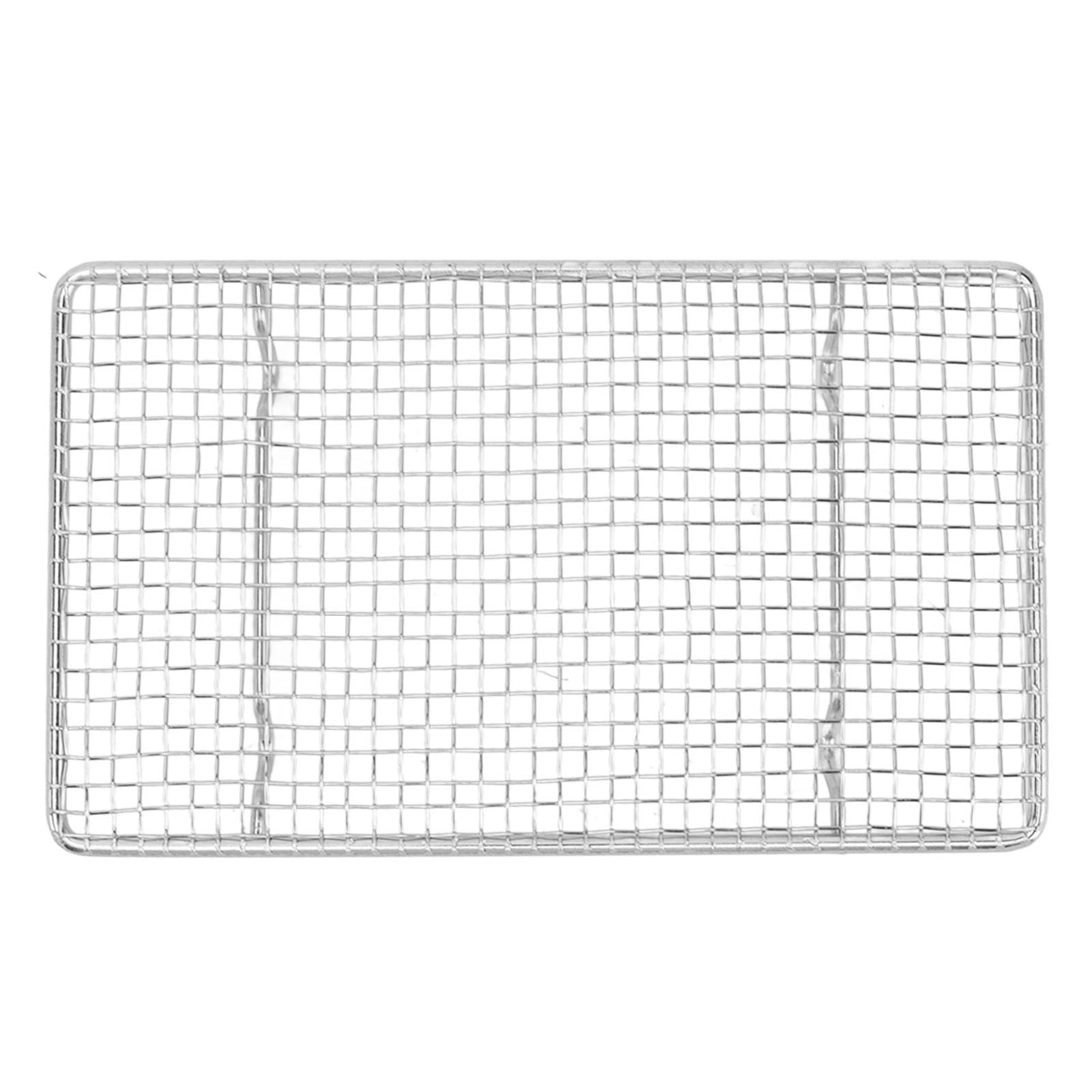 Cooling Racks for Baking Stainless Steel Wire Cooking Rack High Temperature Resistant Oven Safe for Cooking Roasting Grilling Rectangle 19.2CM