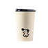 Insulated Cup Vacuum with Lid Frosted Stainless Steel Small Accompanying Thermal for Coffee Water Cute Puppy Pattern 360ml