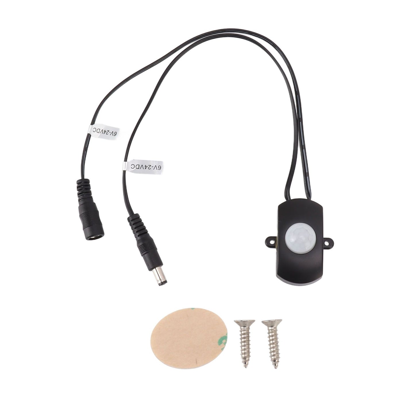 PIR Motion Detector Switch 120 Degree Angle Mini Infrared Auto Switch Detector for LED Strip Security System DC 6‑24V
