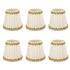 6Pcs Lampshade Candle Lamp Shade Modern Simple Style Home Decoration for Small E14 Bulb