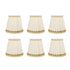 6Pcs Small Lamp Shades Safe Soft Easy Installation Modern Light Weight Table Lampshade for E14 Bulb Bedroom Hotel