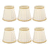 6Pcs Small Lamp Shade Clip On Drum Lampshade Cloth for Chandelier Candle Bulbs Lighting Accessories