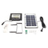 30W 100LED Solar Street Lamp Remote Control Light Control Timing Floodlight Super Bright Waterproof for Outdoor Garden