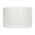 Drum Lamp Shade E27 E14 Clip Fir Leaf Shape Hollow Out Metal Decorative Lampshade Cover for Table Wall Ceiling Lamp White