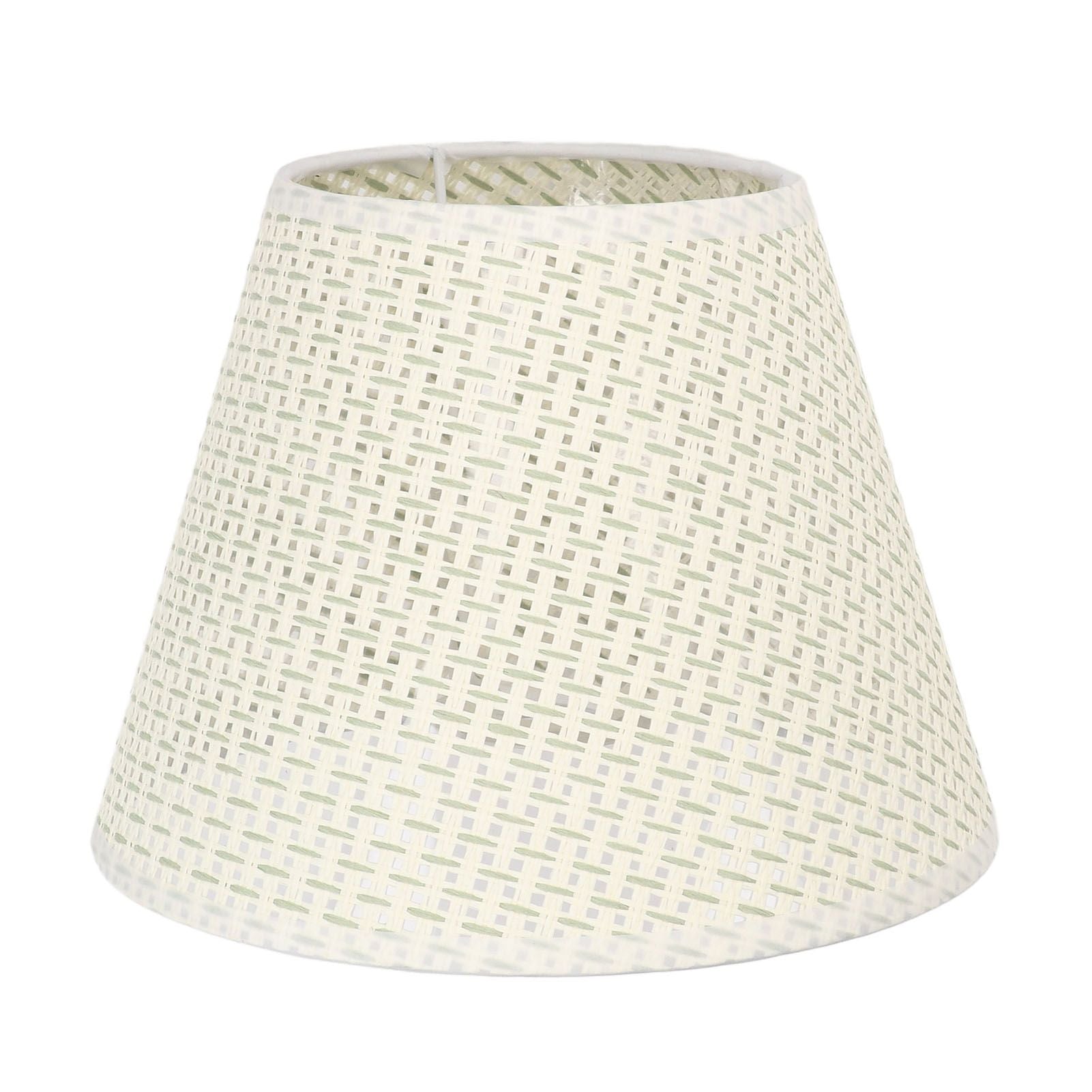 PE Woven Table Lamp Shade Beige Wear Resistant Woven Lamp Cover for E27 E14 Caliber Lampholder
