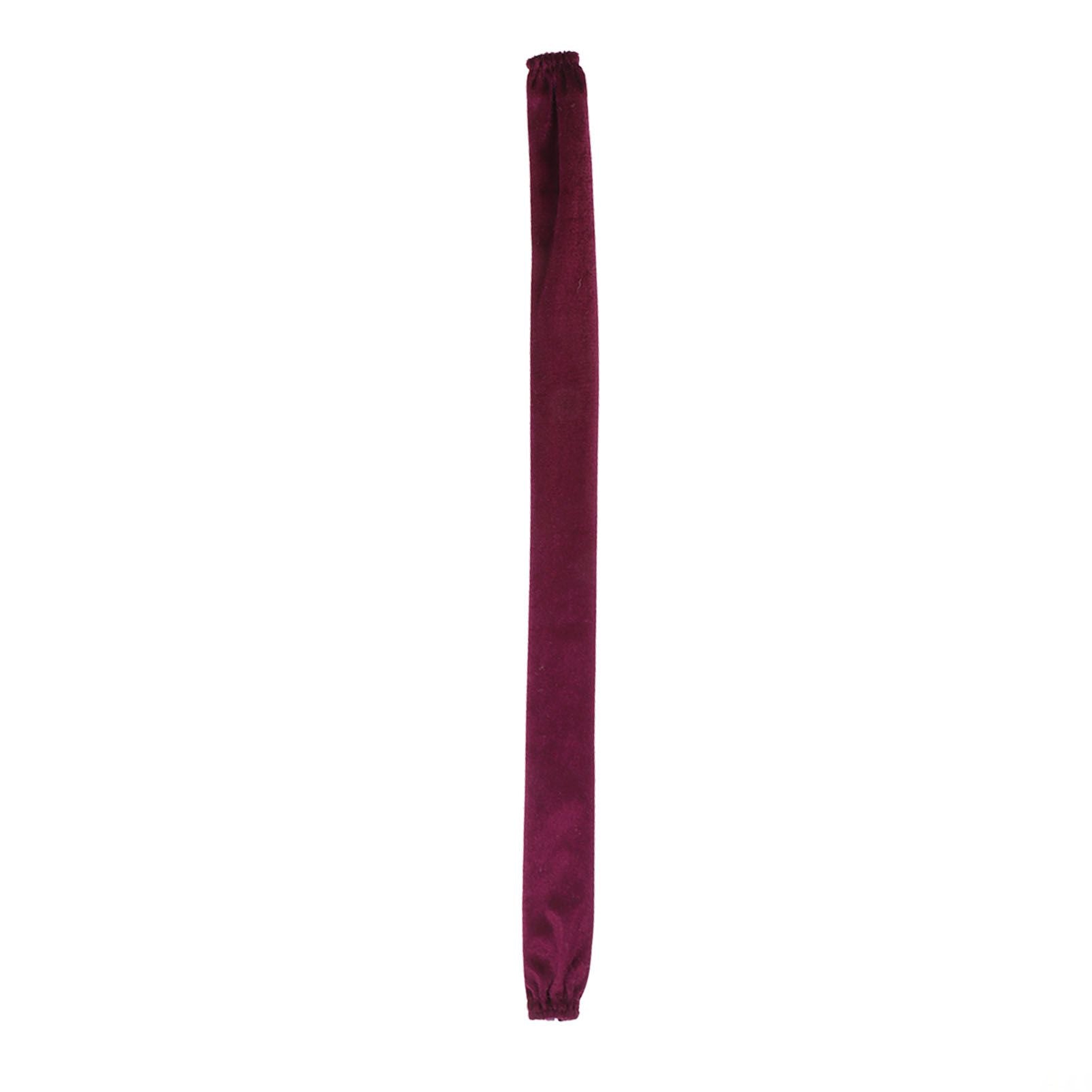 Chain Cover Dustproof Wire Flannelette Cloth 60cm Length 5cm Width with Zipper for Protection Purple