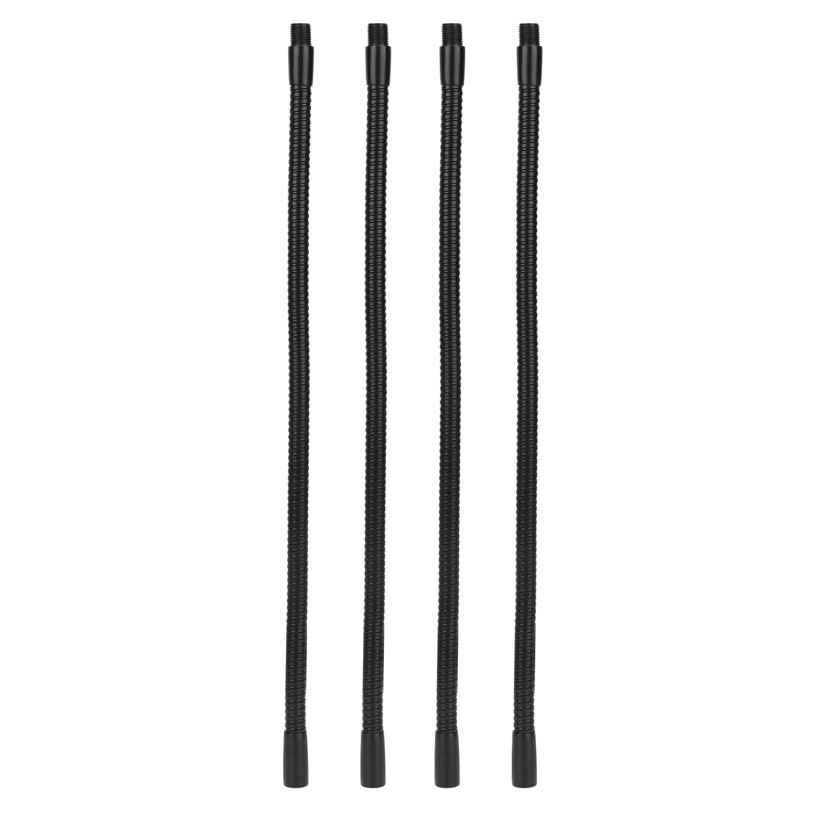 4 Pcs Gooseneck Lamp Hose Aluminium 10mm Caliber Flexible Table Desk Lamp Hose Lighting Fittings 35cm