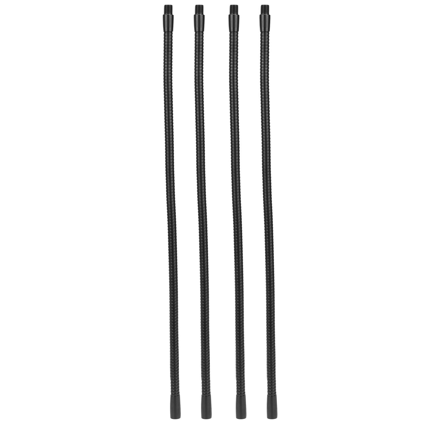 4 Pcs Gooseneck Lamp Hose Aluminium 10mm Caliber Flexible Table Desk Lamp Hose Lighting Fittings 45cm