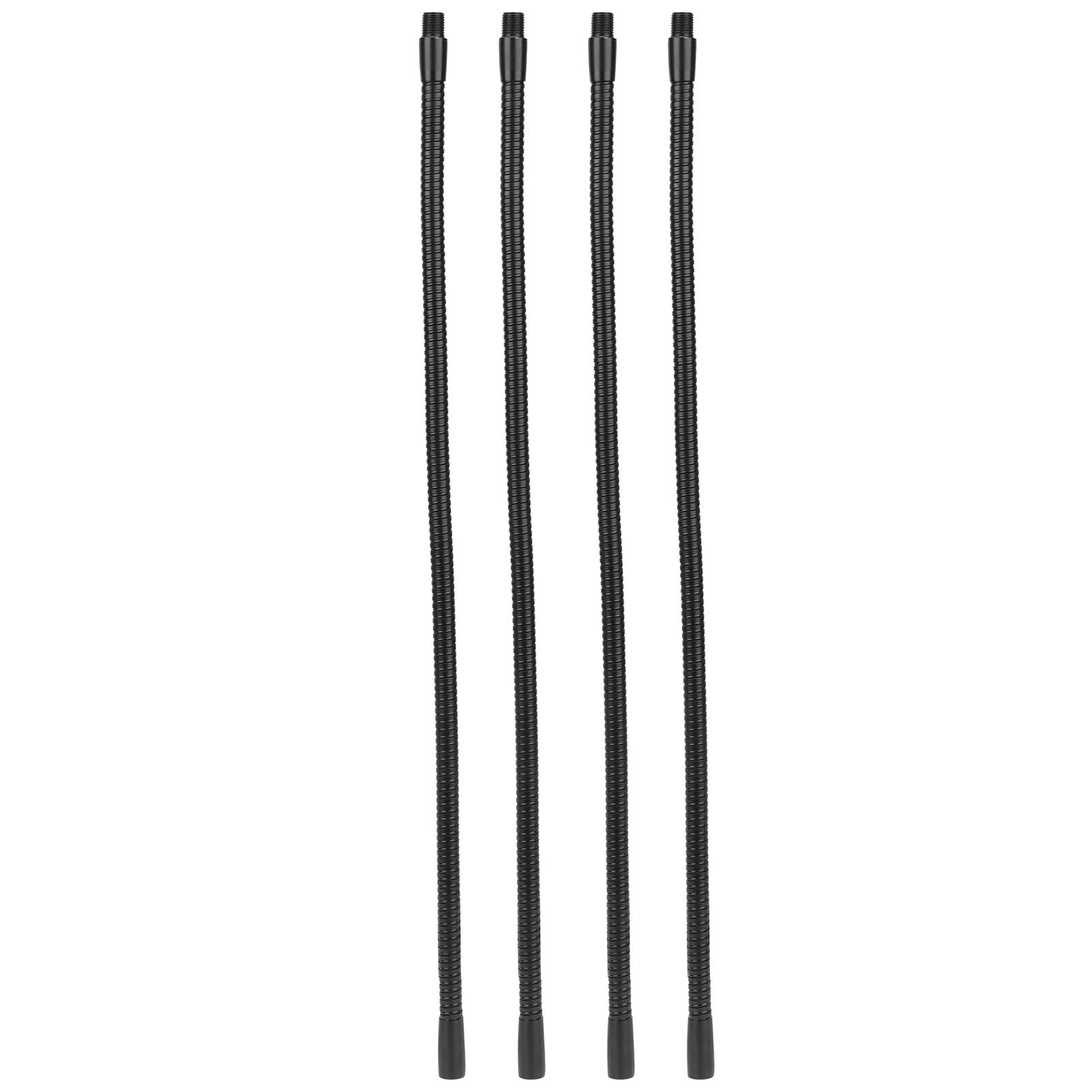 4 Pcs Gooseneck Lamp Hose Aluminium 10mm Caliber Flexible Table Desk Lamp Hose Lighting Fittings 45cm