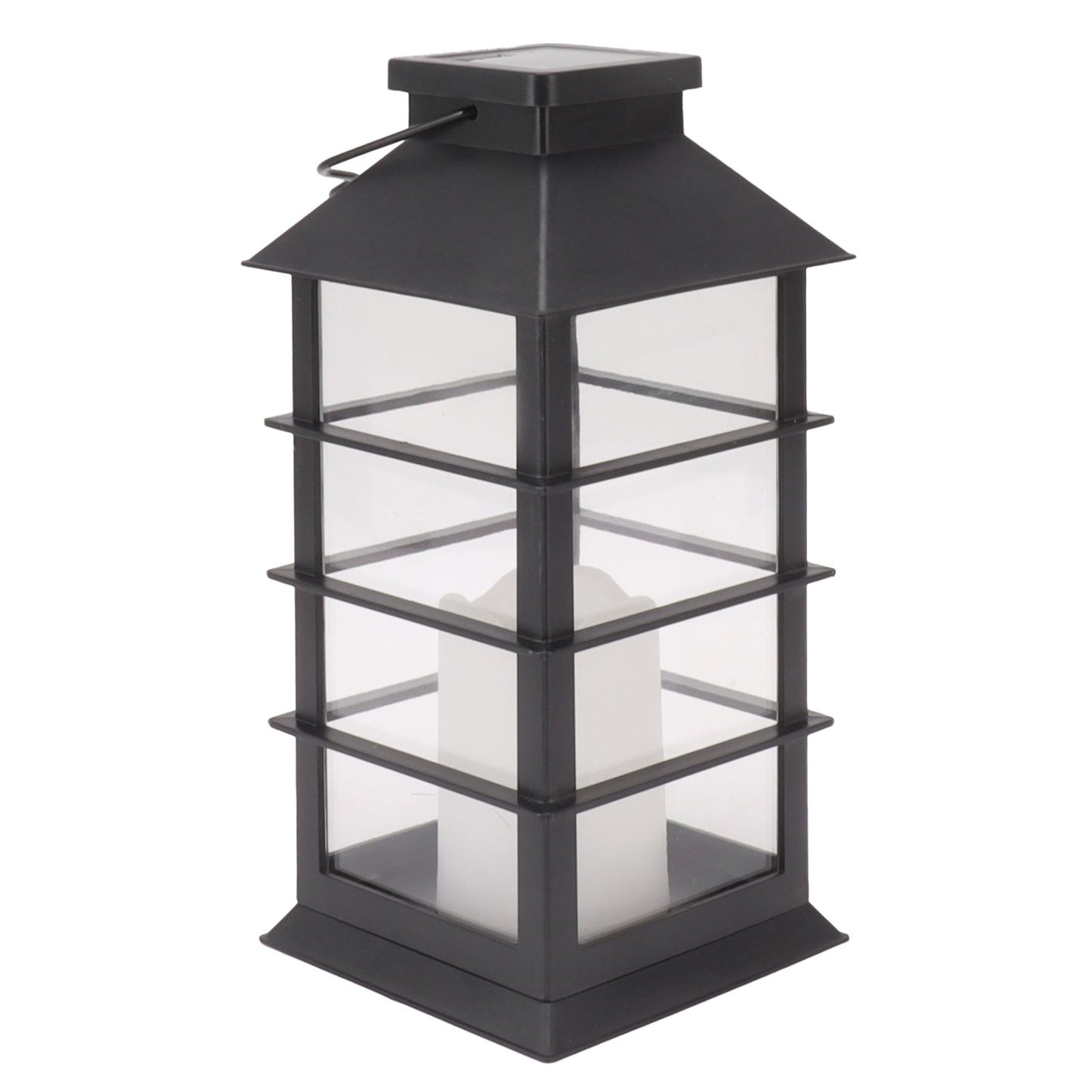 2Pcs Solar Hanging Lantern Candle Design LED Solar Outdoor Light Decor for Pathway Yard Lawn