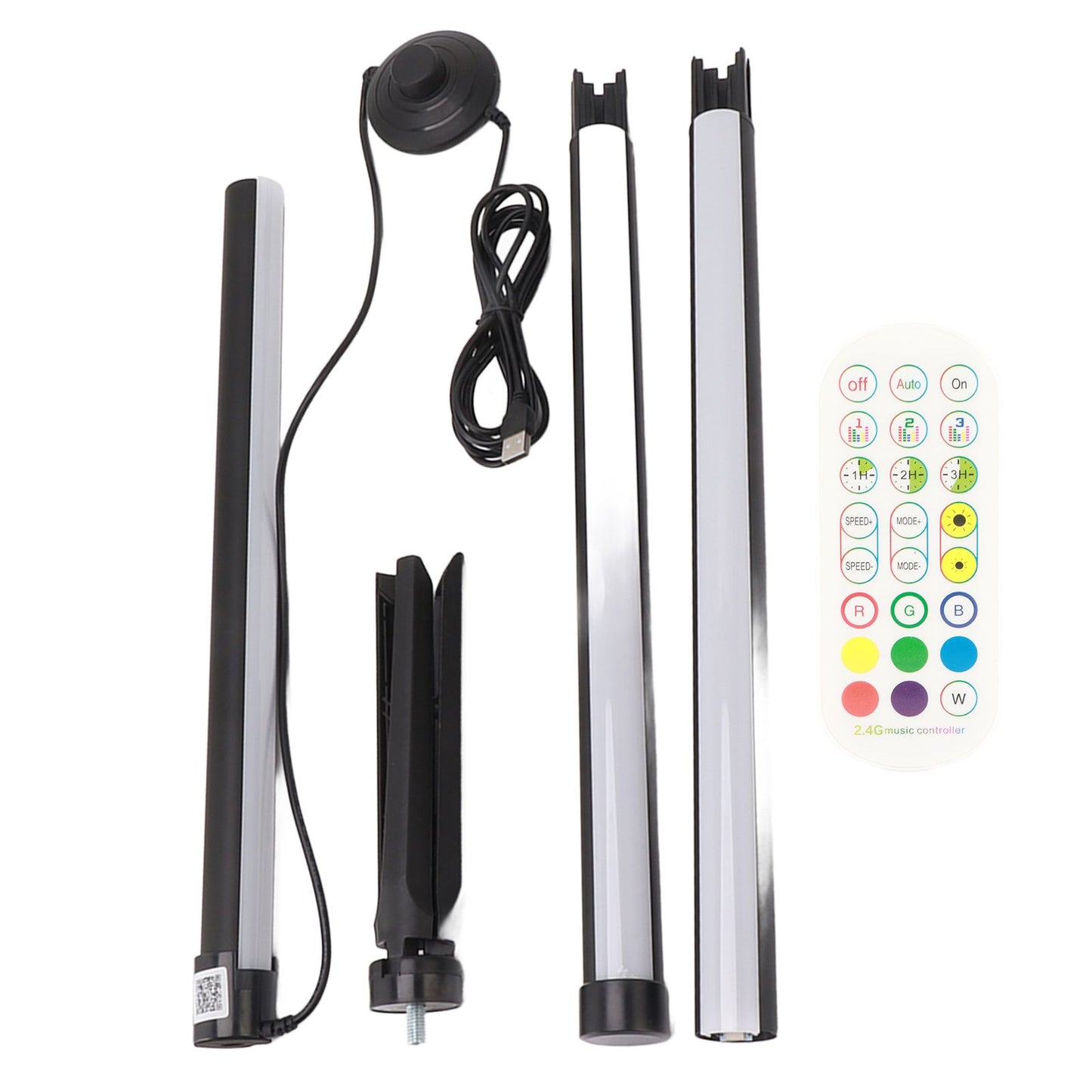 LED RGB Corner Floor Lamp USB Powered Corner LED Lamp Bluetooth APP Remote Control Music Sync LED Modern Floor Light for Living Room 1.2m 47.2in