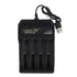 18650 Battery Charger Independent Charging 4 Bay Universal Smart Battery Charger for 10440 14500 16340 16650 14650 18350 18500 18650 Lithium Li Ion Batteries