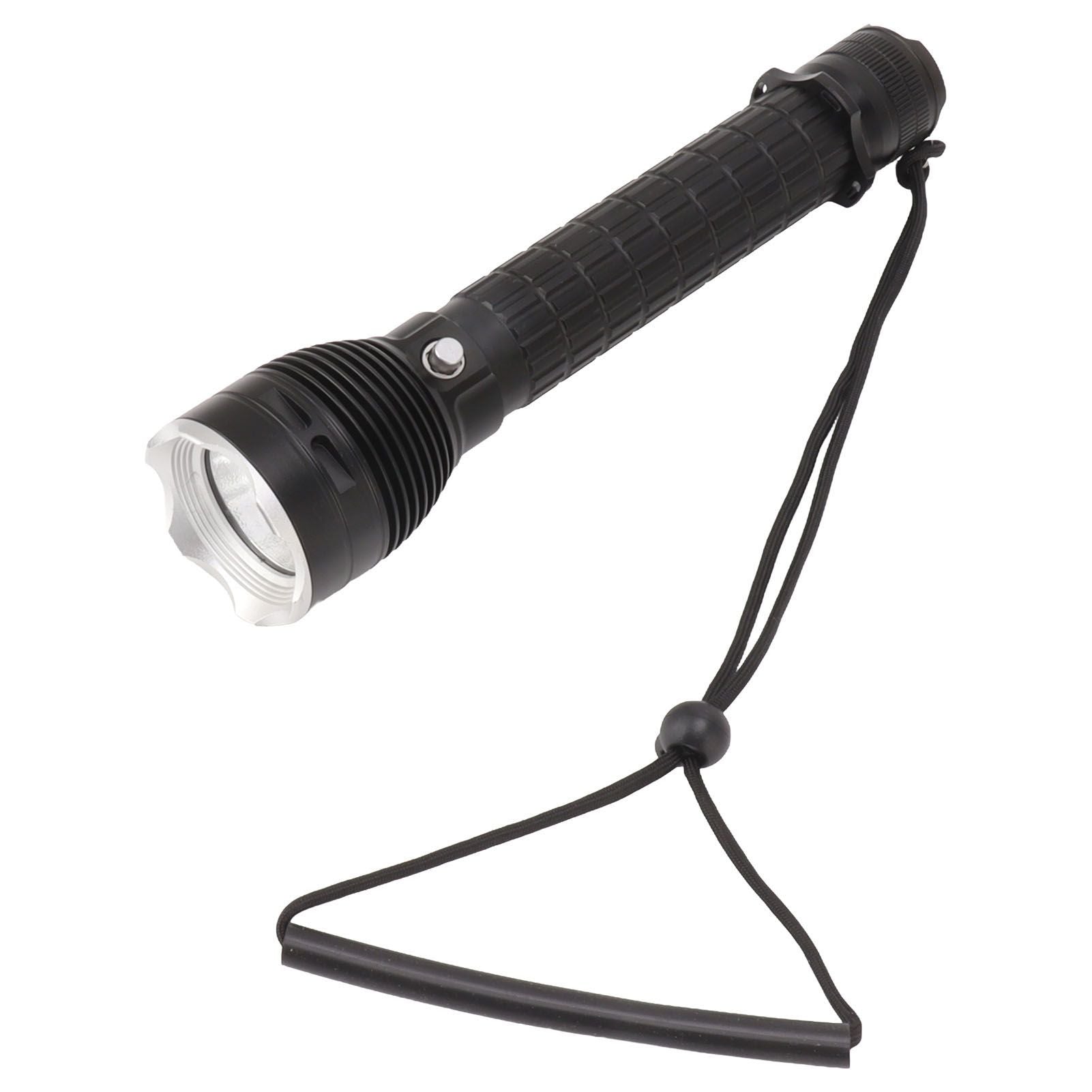 Diving Flashlight 3200 Lm IPX8 Waterproof Aluminum Alloy 3 Lighting Modes Under Water Flashlight for Adventure