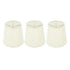 3Pcs Lampshades Hand Crafted Natural Linen Stylish Dustproof Barrel Chandelier Shades For Table Lamps and Floor Light