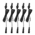 5 Pcs 3.3ft Deck Light Extension Cable 2 Pin IP67 Waterproof Extension Cord Male Female Connector for Outdoor