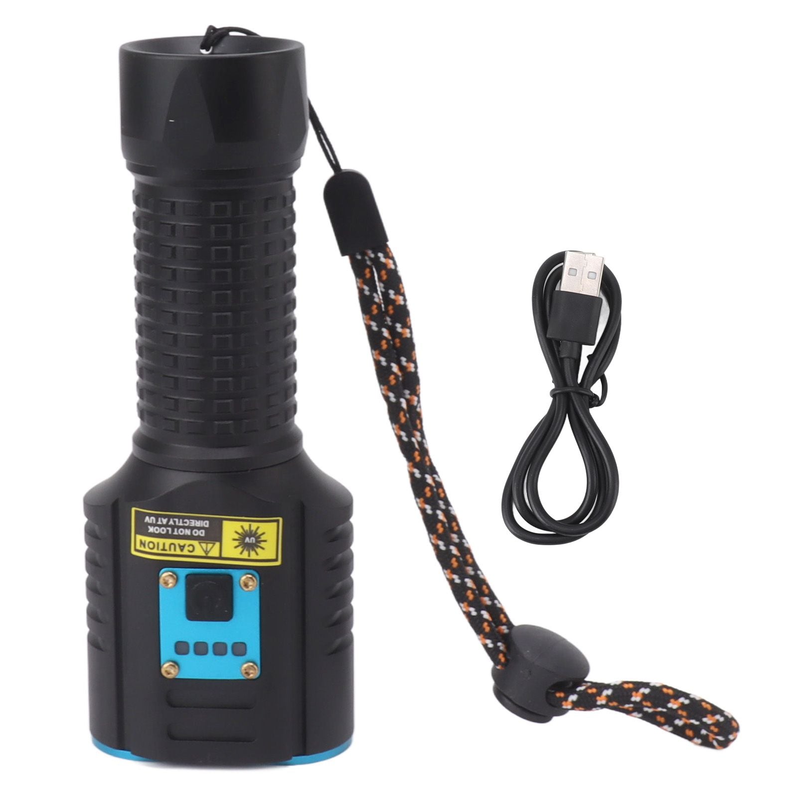 365nm UV Flashlight 2 in 1 LED White and Ultraviolet Light USB Rechargeable Pet Urine Detector for Resin Curing Fishing Minerals Scorpion