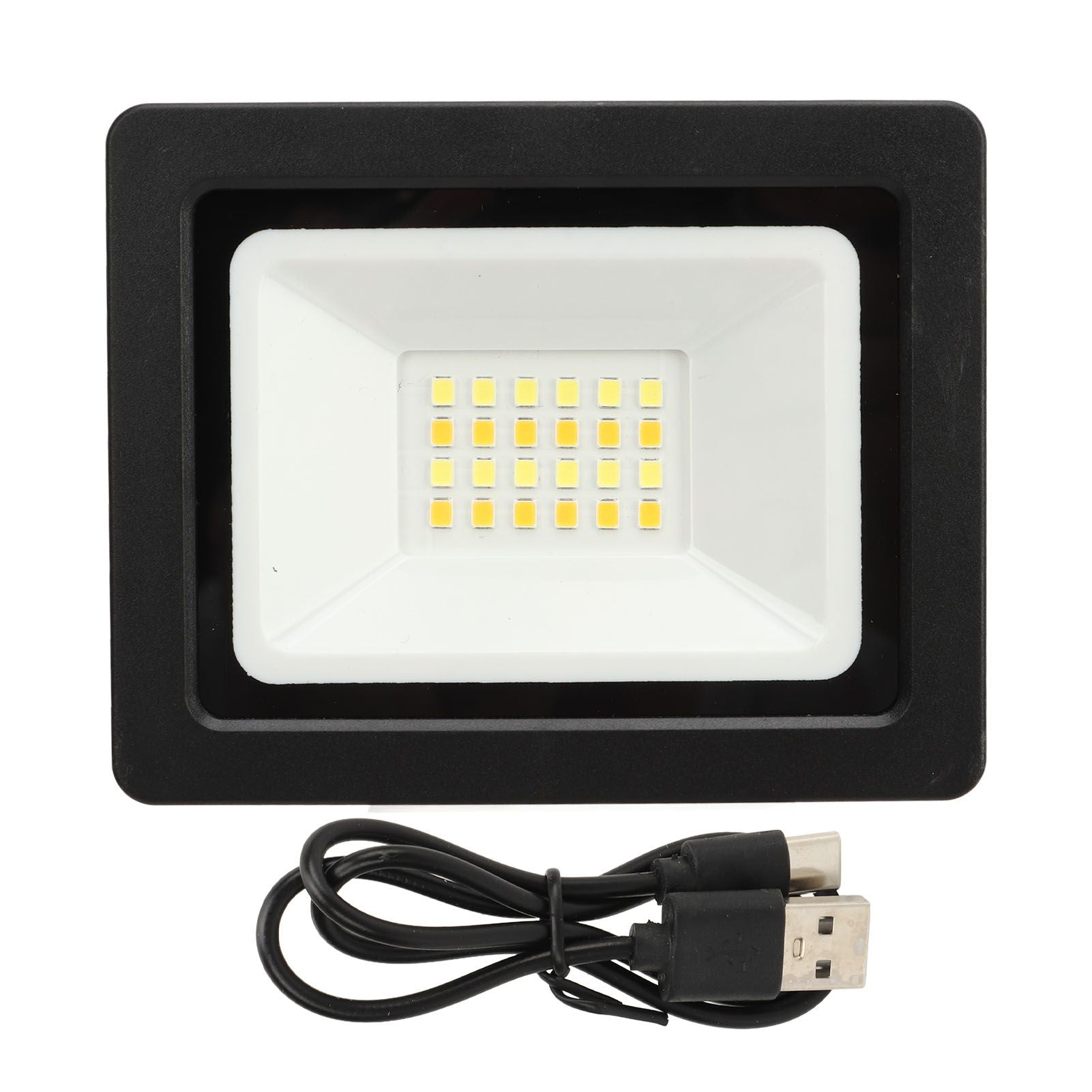 LED Work Light with Hanging Hook 7 Modes Portable 24LED Floodlight Searchlight Camping Lamp for Mining